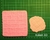 Molde silicona textura tejido cuadrado 9cm mod3 - comprar online