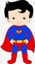 Cortante superman collage super heroe 12cm en internet