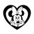 Cortante Minnie Mouse cara con corazon y manos 16cm - comprar online