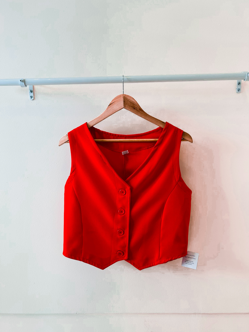 Chaleco rojo hotsell