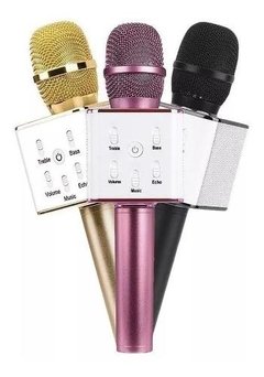 Micrófono Karaoke Bluetooth Inalámbrico Parlante Estuche Usb