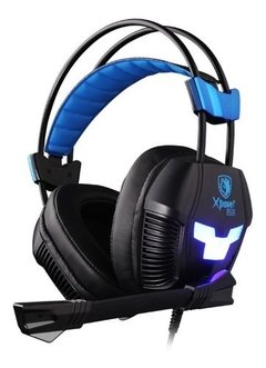 Auricular Gamer para pc Sades Xpower Plus Sa-706s Usb Pc Ps4 con microfono - tienda online