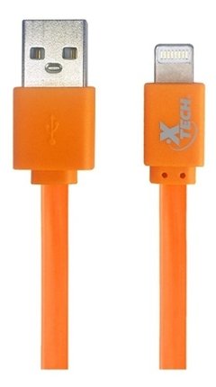 Cable Usb iPhone Lightning Plano Xtech 1m iPad Colores - tienda online