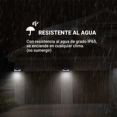 Reflector Luz Led Panel Solar Sensor Movimiento Resist Agua - dotPix Store