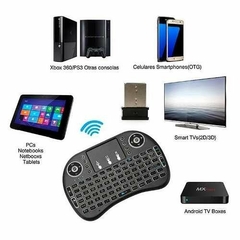 Mini Teclado inalambrico Tv Smart Touchpad Retroiluminado a pilas - dotPix Store