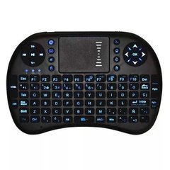 Mini Teclado Inalambrico Smart Tv Netflix Pc Iluminado