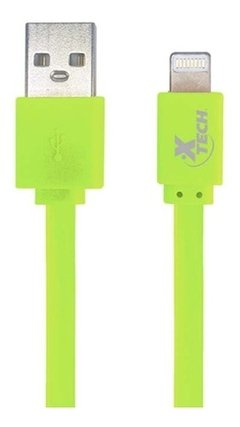 Cable Usb iPhone Lightning Plano Xtech 1m iPad Colores