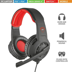 Auricular Headset Gamer Consola Pc Trust Gxt 310 Radius - comprar online