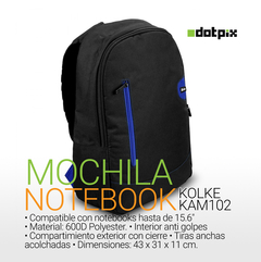 Mochila Porta Notebook 15.6 Kolke Bolso Para Laptop - comprar online