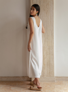 Vestido Rica Linho Off White - comprar online
