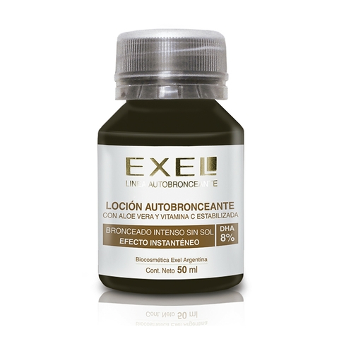 Locion Autobronceante Efecto Instantaneo Dha 8%. 50 Ml Exel