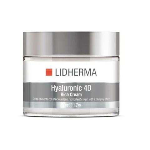 Hyaluronic 4D Rich Cream Emoliente Efecto relleno Lidherma