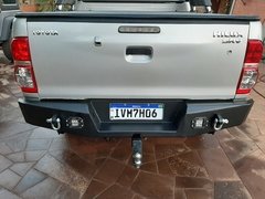 Para-choque Traseiro Hilux 2006 a 2015 - comprar online