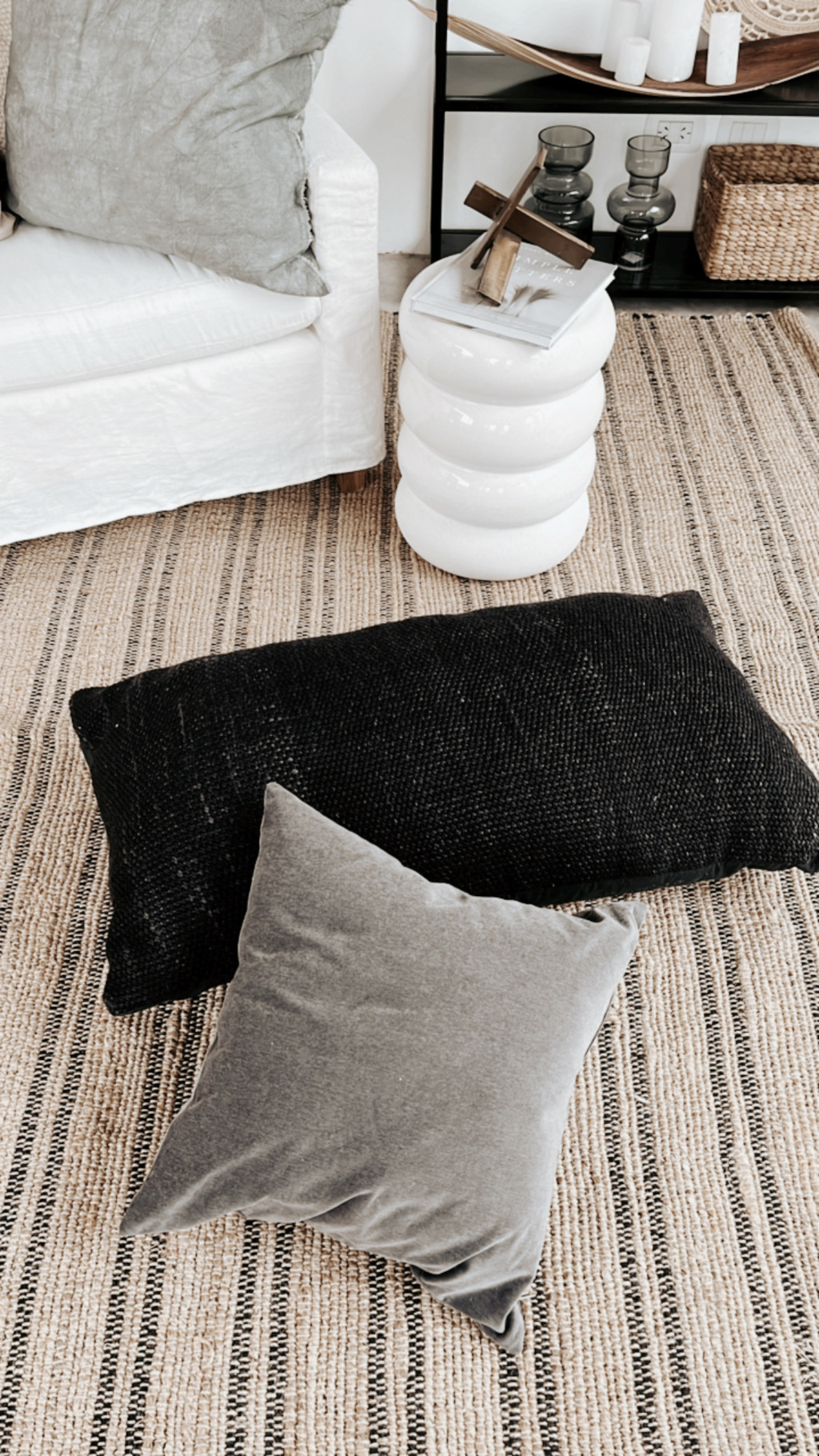 Almohadón Pachi NEGRO XXL