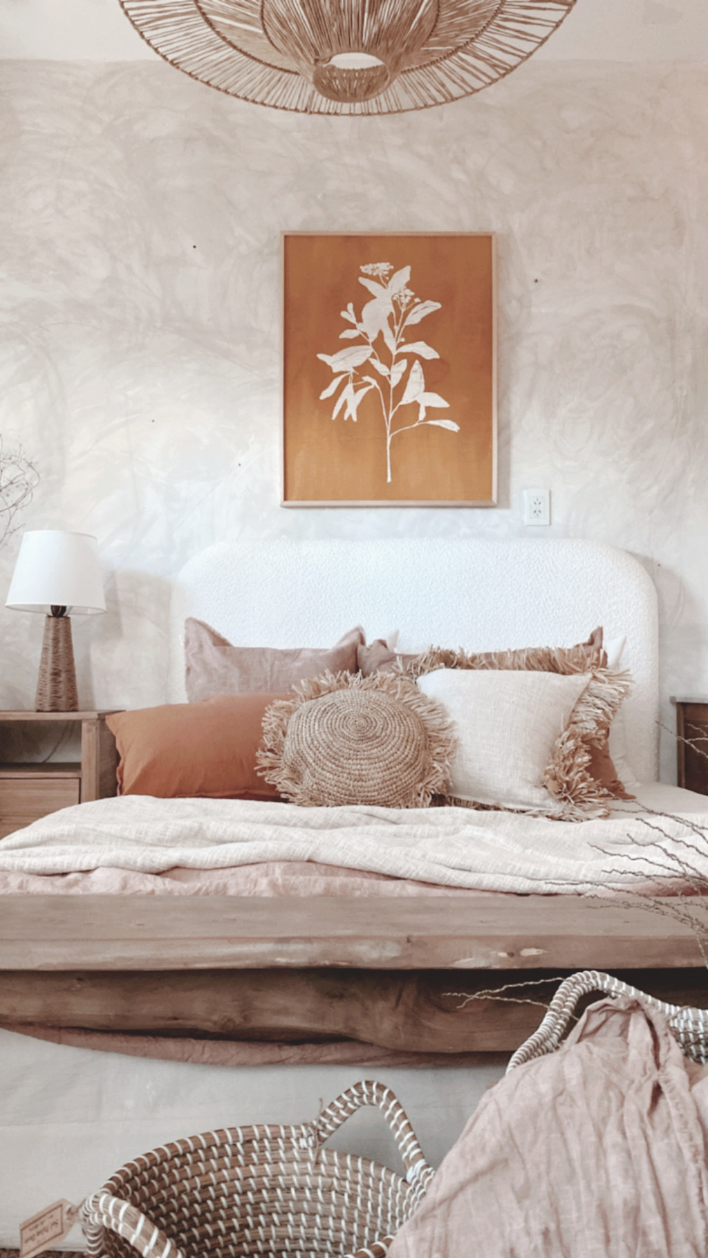 Bastidor Botanico Ocre -75x95-