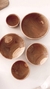 Bowl de madera set x 2 - comprar online
