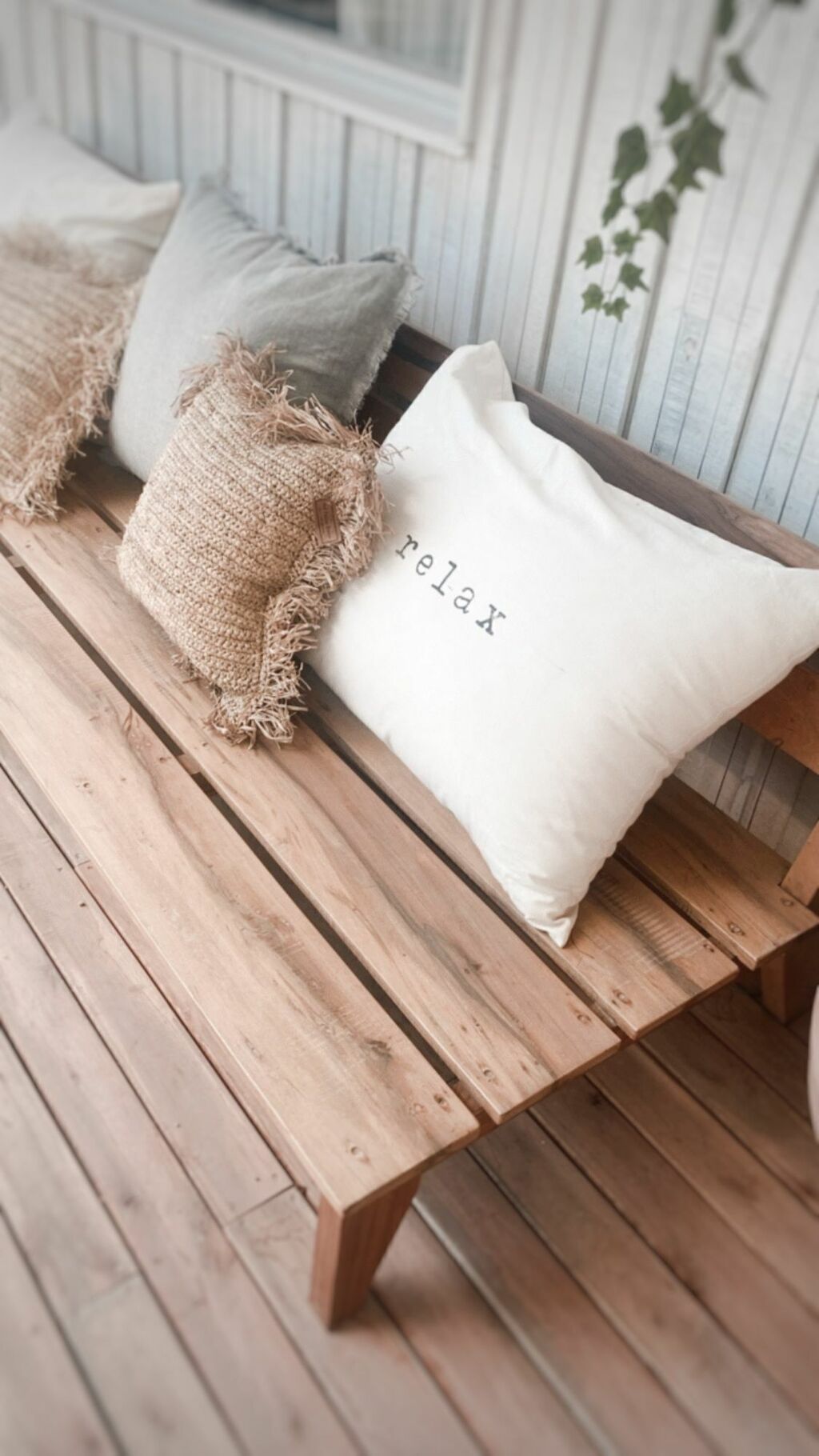 Almohadon tejido cuadrado