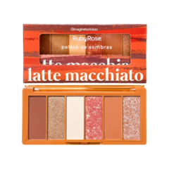 PALETA DE SOMBRAS LATTE MACCHIATO - RUBY ROSE 12,9G