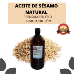 Aceite de Sésamo Natural Prensado en Frío