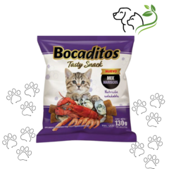 Bocaditos Tasty Snack Mix Mariscos 130g - Para Gatos - comprar online