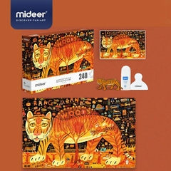 Quebra-cabeça Tiger - Tom Schamp - Mideer