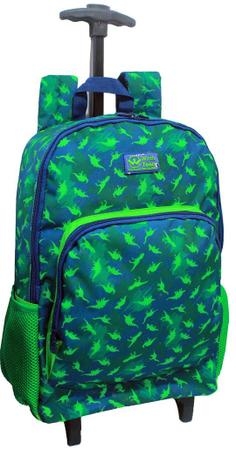 Mochila escolar com Rodinha Dinossauro - Winth Teen