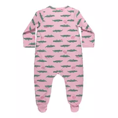 Macacão Pijama em Suedine Jaceré - Up Baby - Pequeno Benedito