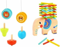 Jogo de Equilíbrio - Elefantes - Jogos antigos - comprar online