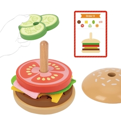 Montando Hambúrguer - Tooky Toy - comprar online