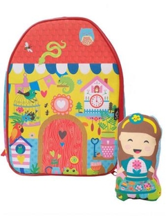 Mochila Baby Casinha com boneca - Ó Design na internet