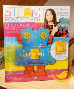 Costure seu robô de led | Steam Powered Kids - 4M