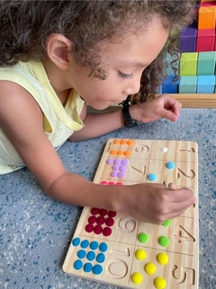 Tabuleiro de contagem Montessori N°1 - Criando - comprar online