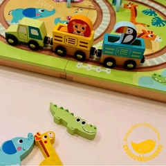 Pista de Trem Zoológico - Tooky Toy - Pequeno Benedito