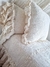 Almohadón respaldo VANISHA gasa (Rosa viejo, blanco, crudo, gris) - comprar online
