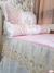 SET x2 Almohadones Shabby Puntilla Veneciana Dorada - comprar online