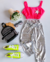 Look Zoe de calça metalizada prata de top (opção de cor) - Estilosa Kids / Loja Online Moda Infantil