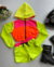 Conjunto de short e bomber neon tricolor Laura - loja online