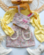 Conjunto de saia e cropped tweed com blusa amarela bufante Maria Júlia - comprar online