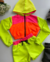 Conjunto de short e bomber neon tricolor Laura - Estilosa Kids / Loja Online Moda Infantil