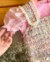 Imagem do Conjunto de salopete Tweed Julieta e blusa rosa