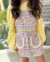 Conjunto de saia e cropped tweed com blusa amarela bufante Maria Júlia - Estilosa Kids / Loja Online Moda Infantil