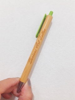 Lapicera Bamboo pack 10 (Grabado)