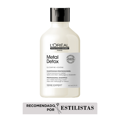 Shampoo Neutralizante limpiador Metal Detox x300ml Serie Expert - LOREAL