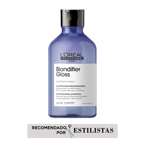 Shampoo Iluminador Blondifier Gloss x250gr Serie Expert - LOREAL