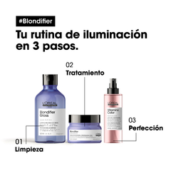 Imagen de Shampoo Iluminador Blondifier Gloss x250gr Serie Expert - LOREAL