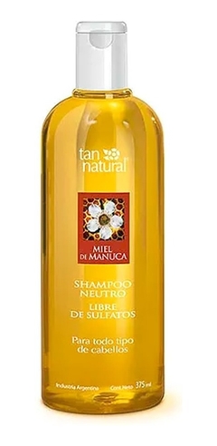 Shampoo Neutro Miel De Manuka Sin Sulfatos x375ml - Tan Natural - comprar online