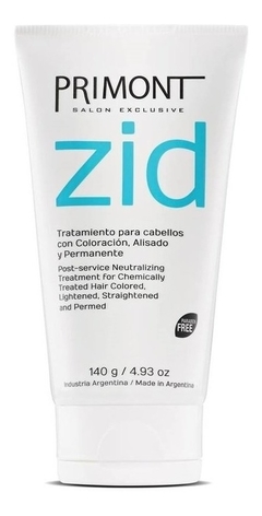 Tratamiento Zid Primont 140g Cabellos C/coloración Y Alisado