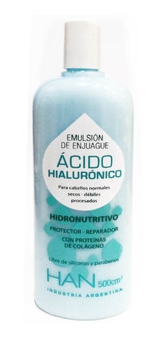 Combo Ácido Hialurónico Han Shampoo 500cm3 + Enjuague + Másc en internet