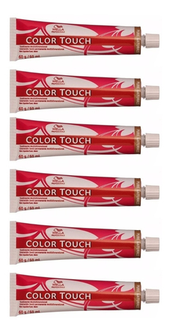 Kit 6 Tinturas Color Touch Wella 60ml Coloración - comprar online