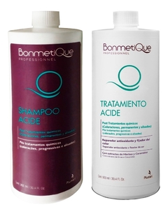 Kit Acide Shampoo + Tratamiento Acido X900ml - Bonmetique